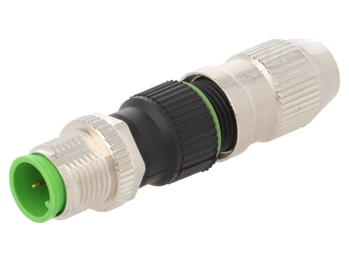 Conector M12 4 pini, IDC, IP67