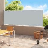 Cumpara ieftin Gossi copertina laterala retractabila de terasa, gri, 200x500 cm
