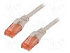 Patch cord Cat 6, U/UTP, conexiune 1:1, 2m, DIGITUS - DK-1617-020