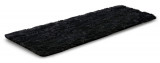 Mochetă moale antiderapantă Shaggy 80x300 cm Culoare negru