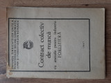 Contract colectiv de munca cu anexele pt industria forestiera 1947