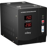 Stabilizator de tensiune Alvis 5000, 5000VA/3000W, cu releu, transformator toroidal, LCD Display, 500-1000w, 220, nJOY