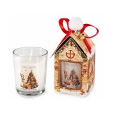 Lumanare parfumata Craciun aroma Placinta cu Mere &Oslash; 5,5 cm x 6,5 H