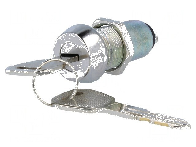 Comutator &icirc;ntrerupător cu cheie Poz.i stab 2 pini SPST 90&deg;