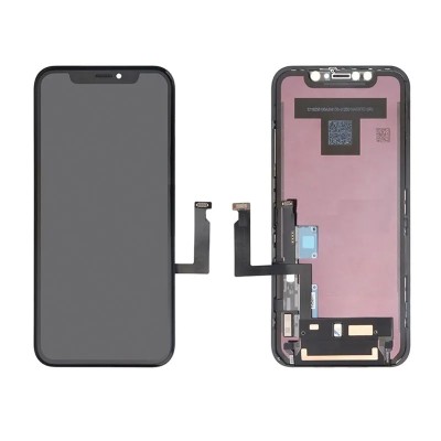Display iPhone XR cu touchscreen TFT Negru foto