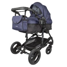 Carucior 2 in 1 cu Landou Transformabil in Parte Sport Coccolle Oppa Albastru foto