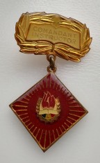 Insigna - Pionieri - Comandant instructor