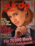 Burda revista moda vintage cu tipare anii 80