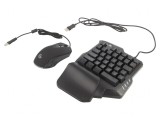 Kit Gaming Negru USB cu Cablul 1,8m Layout US