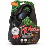 Lesa retractabila FitActive pentru caini, banda, 3 m, marime XS, pana la 12 kg