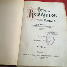 A.D XENOPOL, ISTORIA ROMANILOR DIN DACIA TRAIANA VOL.II-EDITIA A2A BUCURESTI1914