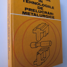 Reprezentari specifice in tehnologiile de prelucrari metalurgice -T. Ivanceanu,