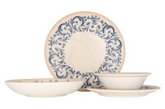 Bonna Set de vesela (Medium) - Viento - 24 bucăți - 6 persoane - Porţelan