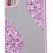 Husa silicon oglinda si sclipici ( glitter) Samsung S21 Plus , S21 + , Roz