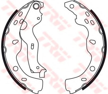 Set saboti frana FIAT SEDICI (FY) (2006 - 2016) TRW GS8743