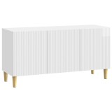 vidaXL Cabinet TV Alb foarte lucios 99 x 34,5 x 50 cm Lemn prelucrat 894719