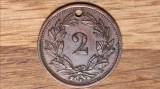 Cumpara ieftin Elvetia - moneda de colectie raruta - 2 rappen 1919 B - bronz - a fost medalion