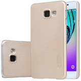 Husa samsung galaxy j3 2016 nillkin frosted shield auriu + folie de protectie