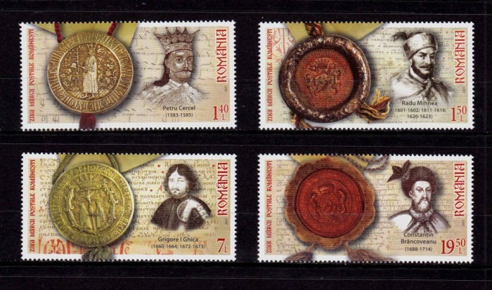 ✅RO 2021 LP 2330 &quot;Peceți ale domnitorilor rom&acirc;ni (II)&quot; , serie , MNH
