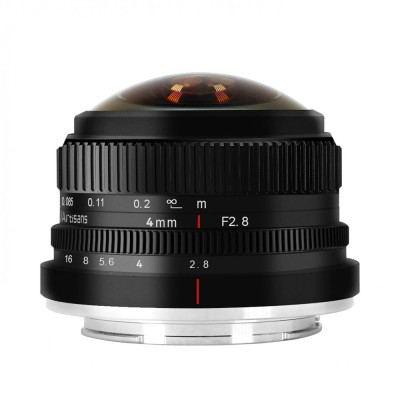 Obiectiv Manual 7Artisans 4mm F2.8 APS-C Fisheye foto