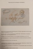 Romania 1857 - Scrisoare circulata BUCURESTI-PARIS de la Hillel B.Manoach catre fam.Rothschild
