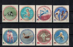 REP. DOMINICANA 1960 - Jocurile olimpice , Melbourne 1958/ serie completa MNH foto