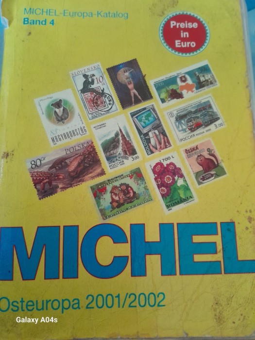 CATALOG MICHEL 2001-ROMANIA PRETURI IN EURO CU IMAGINI ALB-NEGRU-VEZI DESCRIERE