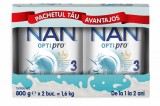 Pachet Nan 3 Optipro 1-2 ani, 2 x 800g, Nestle