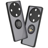 Husa Honor Magic5 Lite Techsuit Glinth cu inel suport stand magnetic, negru