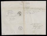 France 1878 Court document Valenciennes to Cond&eacute; sur l&#039;Escaut D.222