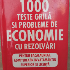 Constantin Gogoneata - 1000 teste grila si probleme de economie cu rezolvari (2002)