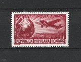 ROMANIA 1950 - AVIATIE, POSTA AERIANA, MNH - LP 267, Nestampilat