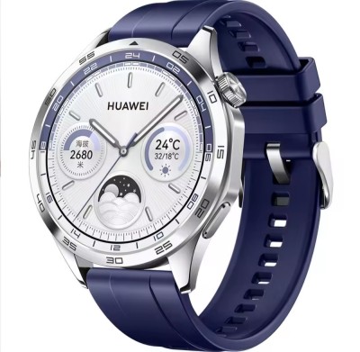 Curea Bratara THD pentru Huawei Watch GT4 46 mm, Huawei Watch GT3 Pro, Huawei Watch GT3 46 mm, albastru marin foto