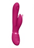 Vibrator Aimi Triple Action Vibrating Pulse-Wave Stimulator Silicon Roz 22.3 cm