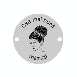 Bratara Cea Mai Buna Mamica, Ag 925, snur rosu, Artemis Gift