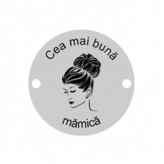 Bratara Cea Mai Buna Mamica, Ag 925, snur rosu, Artemis Gift