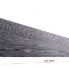 Placa deck terasa WPC PREMIUM, tip pardoseala/dusumea WPC, placa co extrudata, 145x22mm, gri lemn, model No Gap