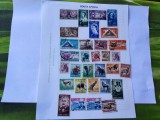Lot 16 pagini timbre Africa de Sud