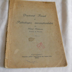 DOCTORUL FREUD SI PUTEREA SUBCONSTIENTULUI - MIHAIL MOLDOVAN - 8 MAI 1924