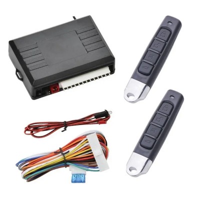 Modul &amp;Atilde;nchidere centralizat&amp;Auml; auto cu telecomand&amp;Auml; &amp;Egrave;i ie&amp;Egrave;ire pentru siren&amp;Auml;, model 3721, 2 chei tip lam&amp;Auml; + led foto