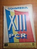 stiinta si tehnica noiembrie 1984-traian vuia,IAEM timisoara,congresul al 13-lea