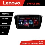 Navigatie VW Passat 2015- Lenovo Kit-518 8 core QLED 2K 8+256 360 Android Waze USB Navigatie Internet Youtube Radio CarStore Technology