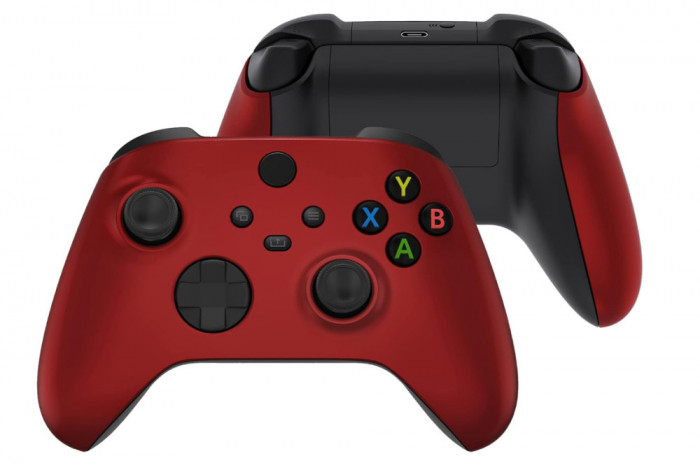 Husa frontala eXtremeRate pentru controller Xbox Series X S, rosu - RESIGILAT