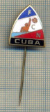 Y 586 INSIGNA- FCN CUBA -FEDERATIA CUBANEZA DE NATATIE-SPORT-PENTRU COLECTIONARI
