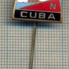 Y 586 INSIGNA- FCN CUBA -FEDERATIA CUBANEZA DE NATATIE-SPORT-PENTRU COLECTIONARI
