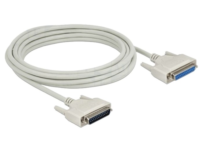 Cablu D-Sub 25pin, 5m, bej