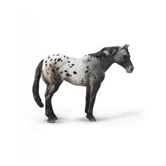 Figurina pictata manual cal Appaloosa Blue Roan