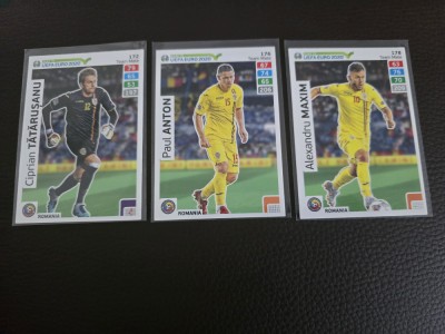 Set 3 cartonase Romania in drum spre Euro 2020 Panini Road to 2020 foto