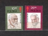 POLONIA 1982 - MEDICINA. DESCOPERIREA BACILULUI TBC. SERIE NESTAMPILATA, V10, Nestampilat