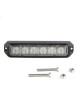 Lampa Stroboscop de avertizare lumina rosie 12/24v cu 6 Led 52026-6K-RED, Xenon Bright